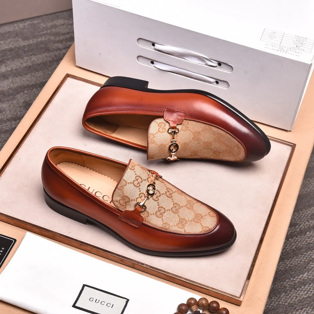 Men's shoes💰540📛📛Original (water-dyed cowhide) Gucci GUCCI official website formal shoes🌀 Italian🇮🇹imported cowhide➕top imported water-dyed cowhide lining💋Finely handmade original bottom, the real thing looks better when photographed in person Standard size 38-44